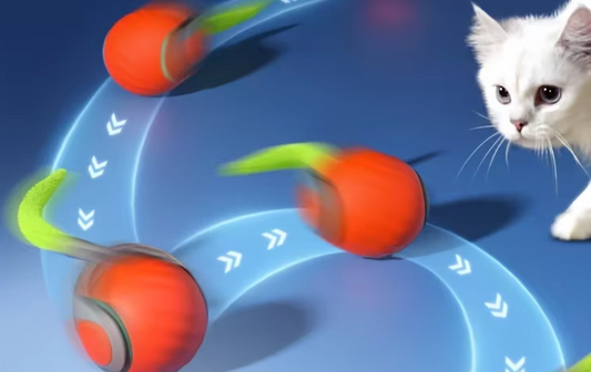 🐾 Interaktiver Spielball für Hunde & Katzen – Automatische Bewegung gegen Langeweile
