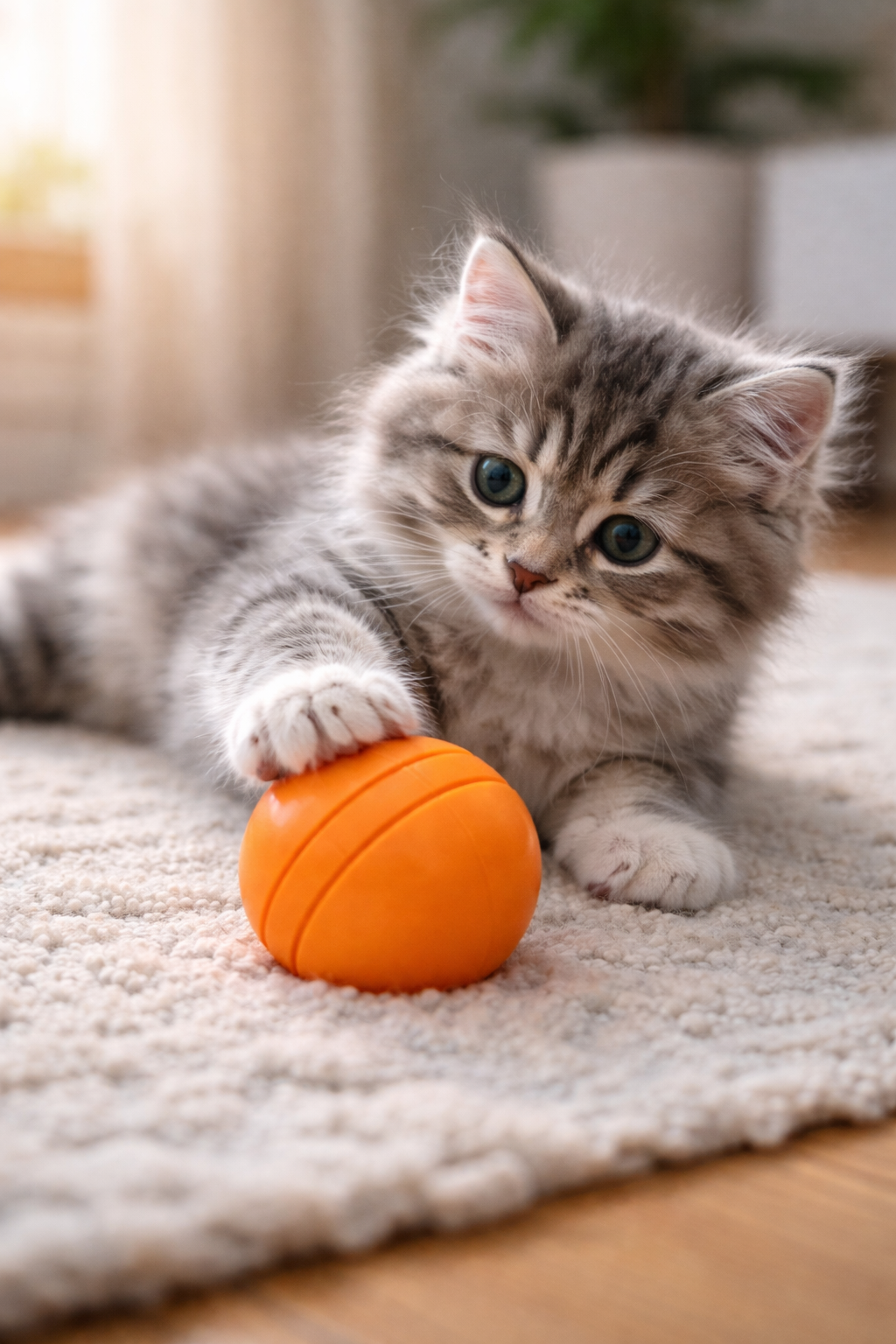 🐾 Interaktiver Spielball für Hunde & Katzen – Automatische Bewegung gegen Langeweile