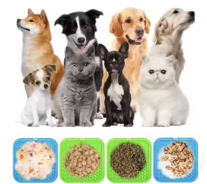 Schleckmatte für Hunde & Katzen – Anti-Stress Spielzeug