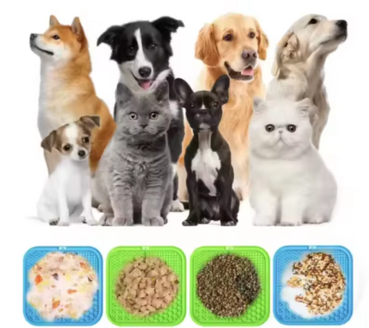 Schleckmatte für Hunde & Katzen – Anti-Stress Spielzeug